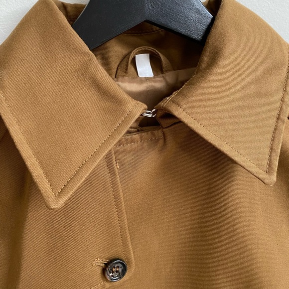 HM STUDIO Collection by Pernille Brown Khaki Belted Heavy Trench Coat - Picture 4 of 12